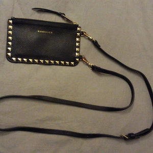 Genuine Leather "Bandolier" Zip Pouch